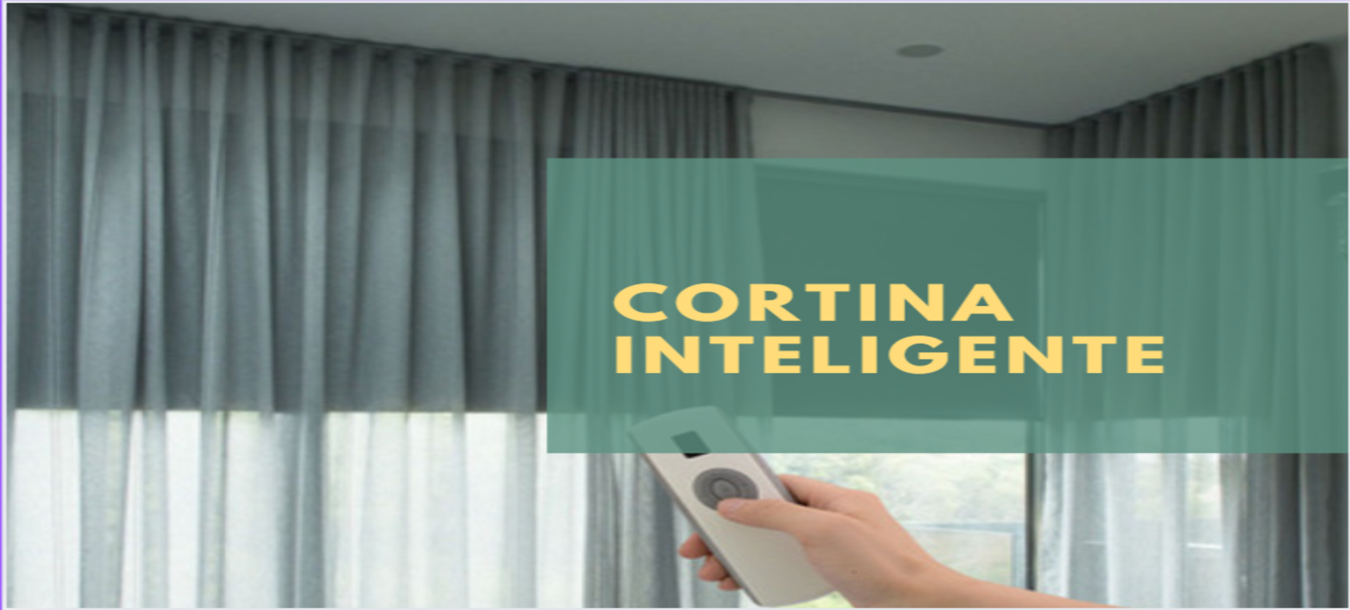 Captura de tela do sistema de Cortina Inteligente